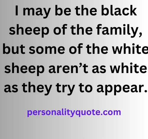 black sheep quotes
